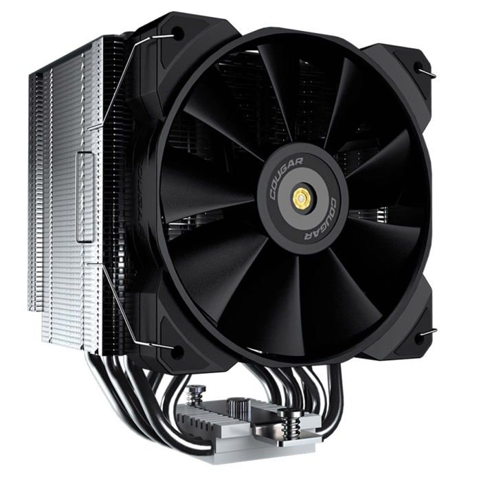 Refroidisseur dair – Cougar Gaming – FORZA 85 – Ventilateur haute performance COUGAR MHP120 – Design contre loxydation du caloduc