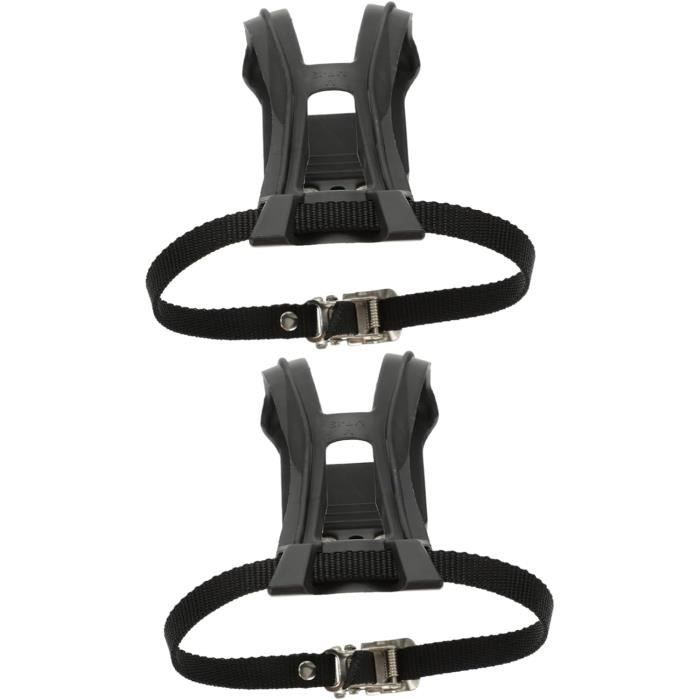 Mirage Repose-pieds repliables avec des sangles noir / gris MIRAGE