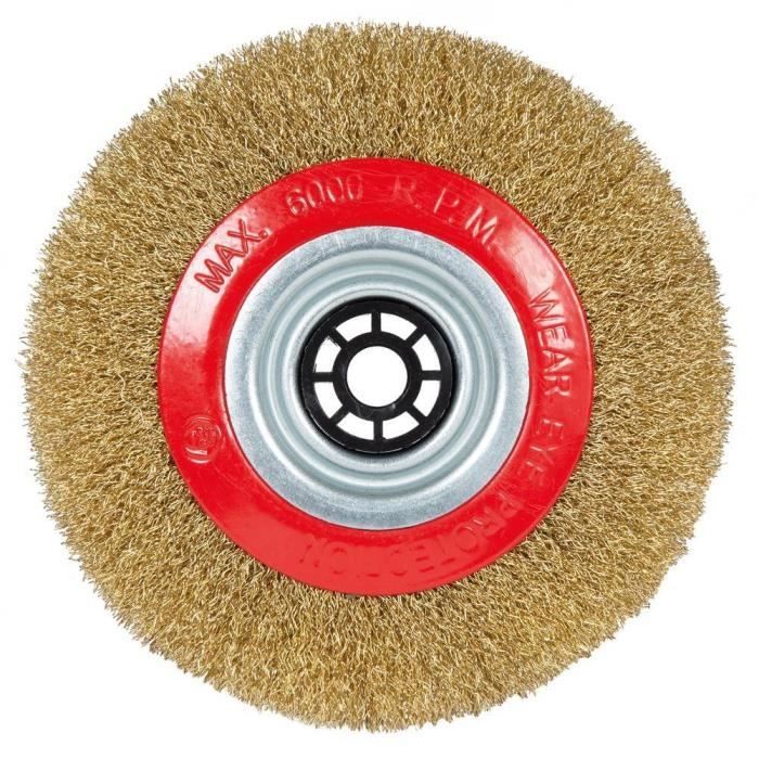 Disque brosse pour touret à meubler combiné - vue 2