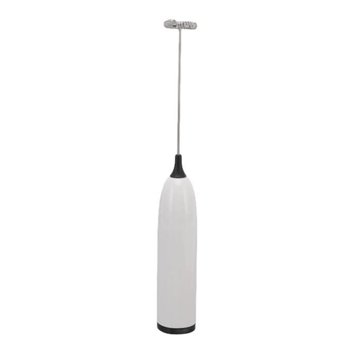 Mousseur à Lait Électrique Portable Sans Fil - Blanc, Silencieux Et Efficace Pour Café Et Chocolat