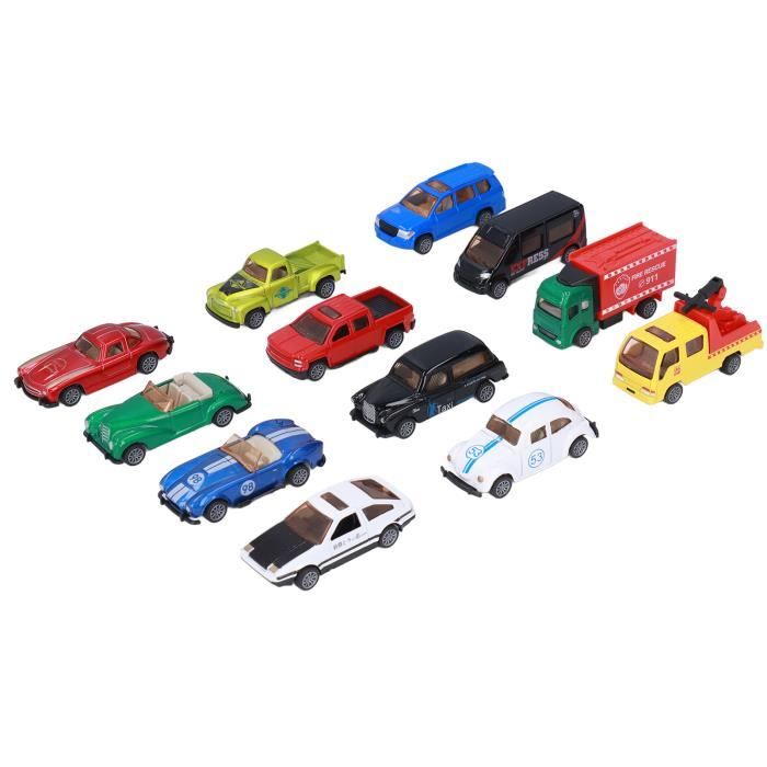Jouet Avion Avec 4 Voitures à Inertie SHANNA - Avion Lumineux Musical, Thème Police/pompier, 7 Accessoires