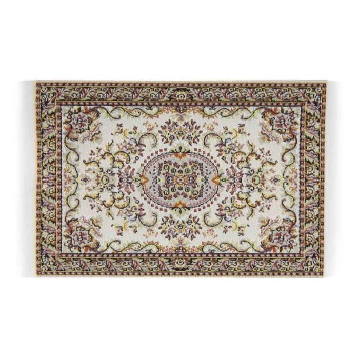 Lot De 5 Tapis Miniatures Pour Maison De Poupée – Tissu Tissé, Motifs Orientaux Et Turcs – Couvre-sol Doux Pour Accessoires De Déco