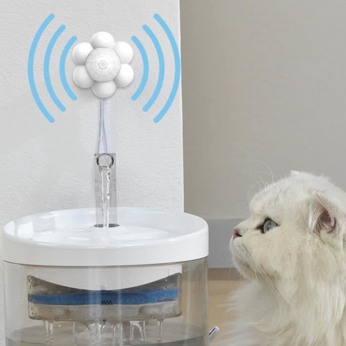 Meilleurs prix pour Fontaine à eau pour chat - ESTINK - Capteur infrarouge - Plastique - Intérieur - Petit animal