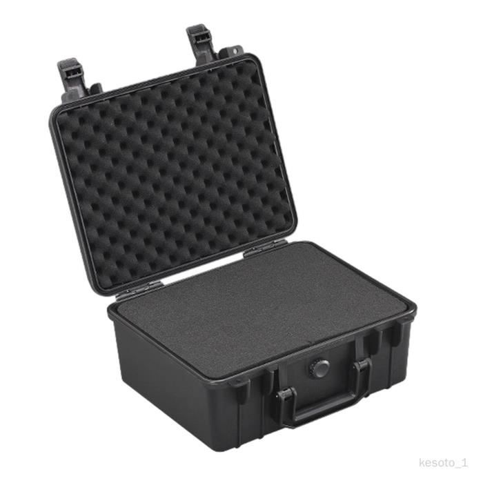 Insert En Mousse Kaizen Pour Boîte à Outils - Dimensions 18x12x2 Pouces - Noir Et Rouge - 3 Pièces Ajustables