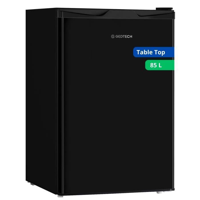 GEDTECH Réfrigerateur Table Top 85L GTOP93BL - Couleur noir