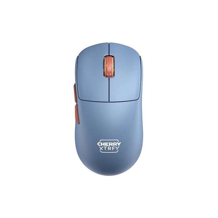 Souris de gaming - CHERRY XTRFY - M68 - Ultralegère - Sans fil 24 GHz - Bleue