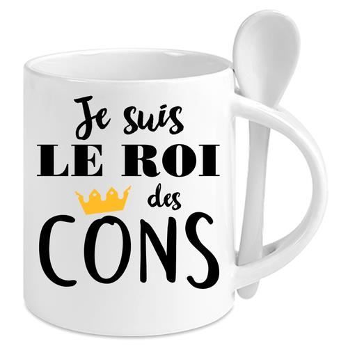 Mug avec cuillère publicitaire ‘Sublimkonik’ 300ml