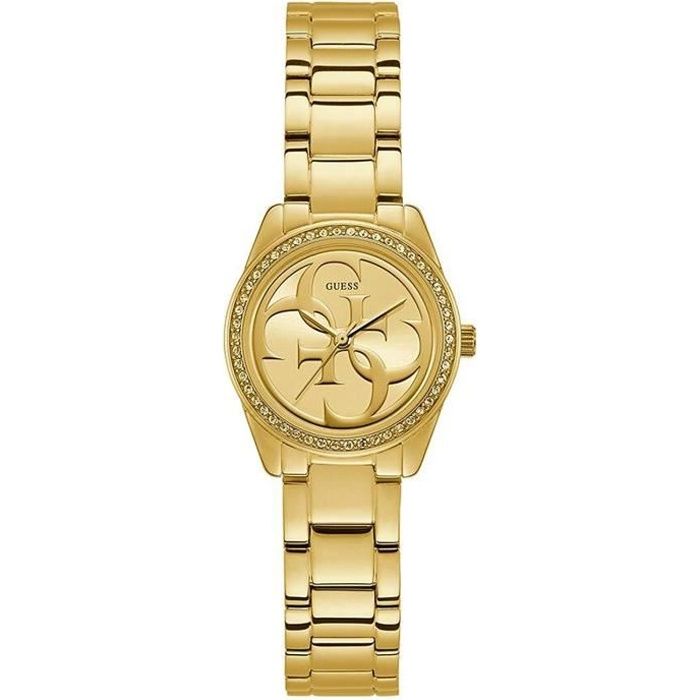 GUESS Guess Woman Watch - MICRO G TWIST Gold Femme 28mm Quartz Montre W1273L2