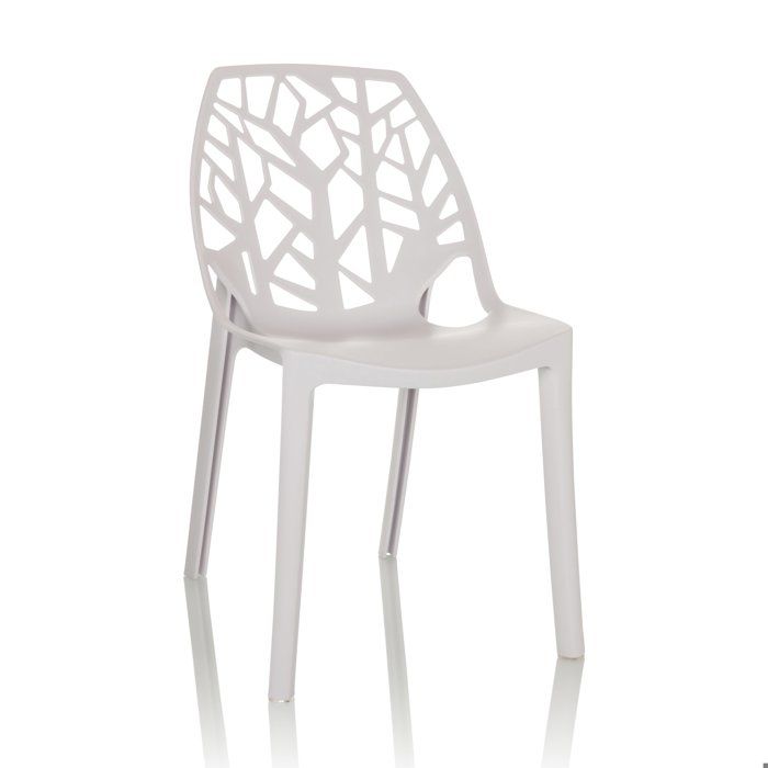 Chaise dextérieur - hjh OFFICE - ARTIFO TRI - Blanc - Plastique Chaise dextérieur - hjh OFFICE - ARTIFO TRI - Blanc - Plastique