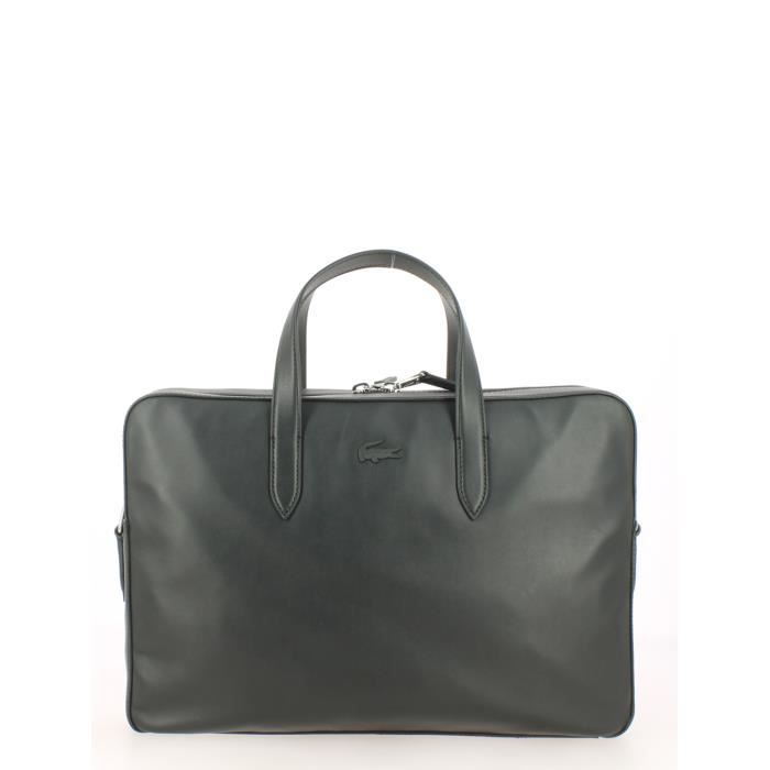 Porte document LACOSTE PC Cuir Cdiscount Bagagerie Maroquinerie