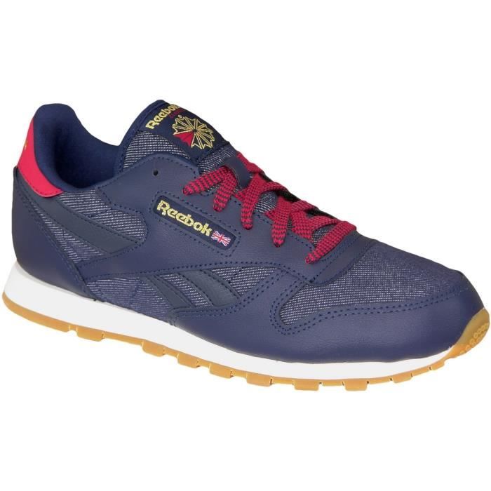 reebok classic leather femme bleu