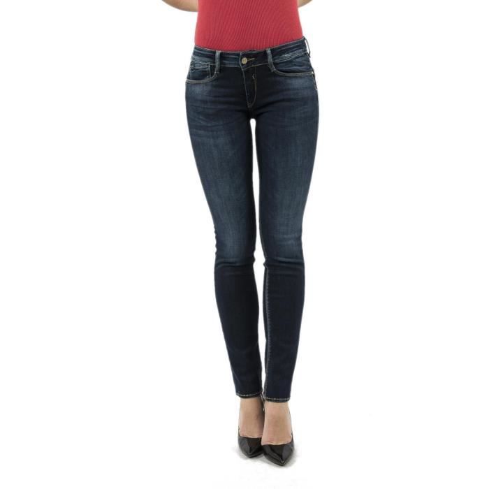 Jeans Femme LE TEMPS DES CERISES Pulp Reg Bleu Coupe Regular