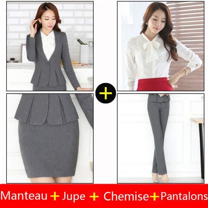 costume gris chemise