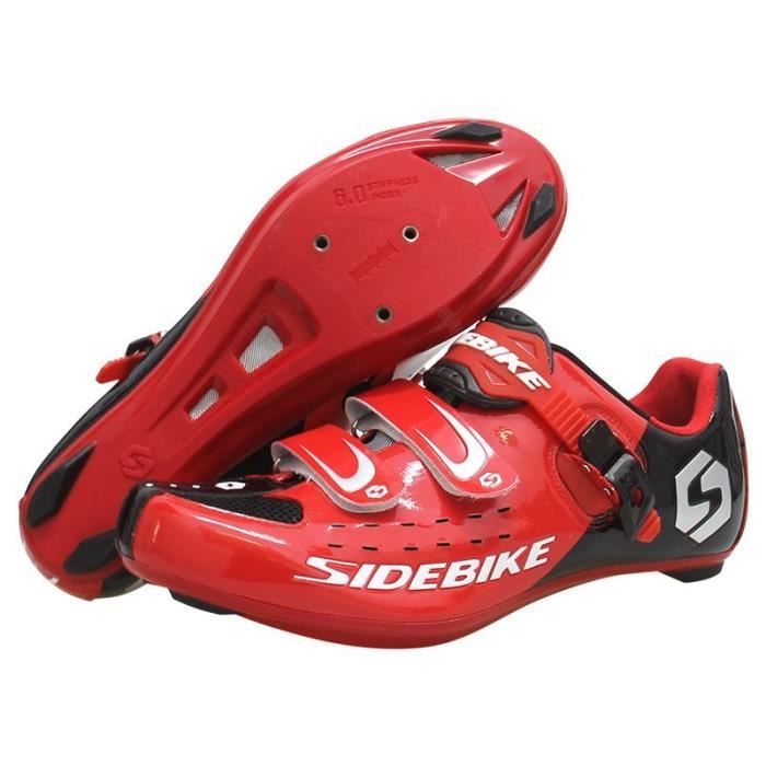 Chaussures de vélo de route - Rouge - Homme