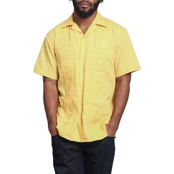Chemise Habillée Cubavera Couleur Vive - Taille L Manches Courtes - Occasion Très Bon état