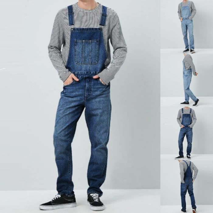 Salopette Jean Lucky Brand – Taille 31 – Dé Lavé Léger – Fabri Cation USA – Occasion Très Bon état
