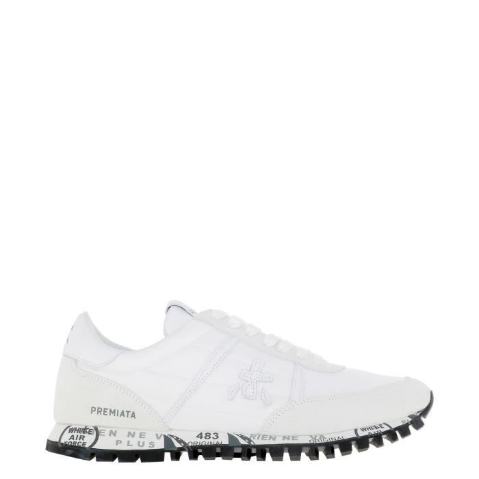 PREMIATA FEMME SEAND5129 BLANC SUÈDE BASKETS Blanc - Cdiscount Chaussures