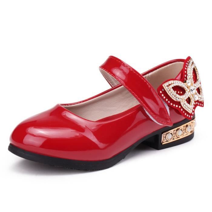 MOCASSIN Fille Chaussures en cuir confortables pour enfants pour