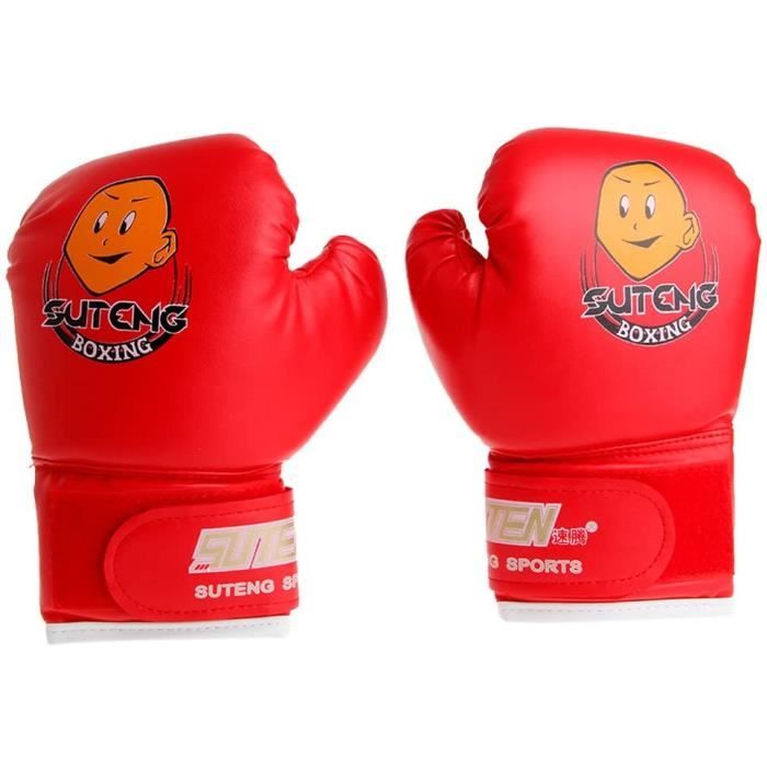 Gants De Boxe Enfant En Cuir PU – Pour 3 à 14 Ans, Protection Et Confort Pour L’entraînement Et Le Plaisir