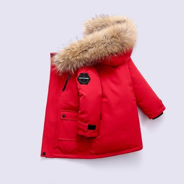 YHWW Doudoune,Manteau d'hiver pour garçons - Veste d'hiver épaisse et  Chaude à 30 degrés pour Les garçons de 2 à 12 Ans, vêtements d'extérieur  pour