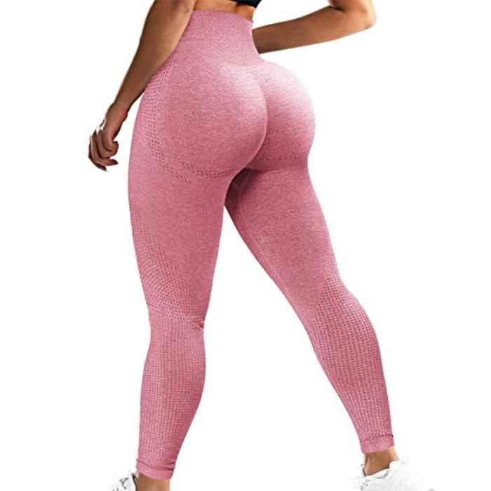 Femmes Taille Haute Legging Sport Évider Yoga Pantalons Grande Butin Push Up Collants De Compression Maigre