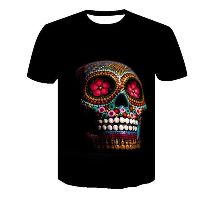 Tee shirt avec sales tete de mort