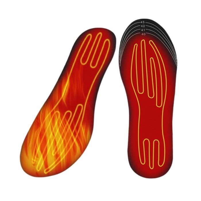 Semelles Chauffantes USB Rechargeables - 3 Modes - Taille 41-42 Et 45-46 - Pour Randonnée Et Ski - 14