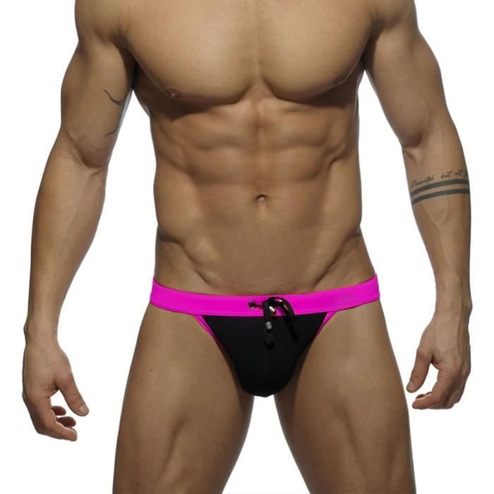Slip De Bain Homme - Maillot De Bain à Séchage Rapide, Polyester/élasthanne, Taille 3XL (80-100 Kg), Pour Piscine Et Plage