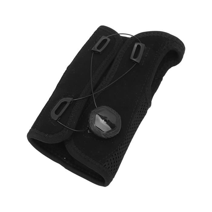 Mitaine Coulissante EvoShield – Coussin Poignet Rembourré – Noir – Main Gauche