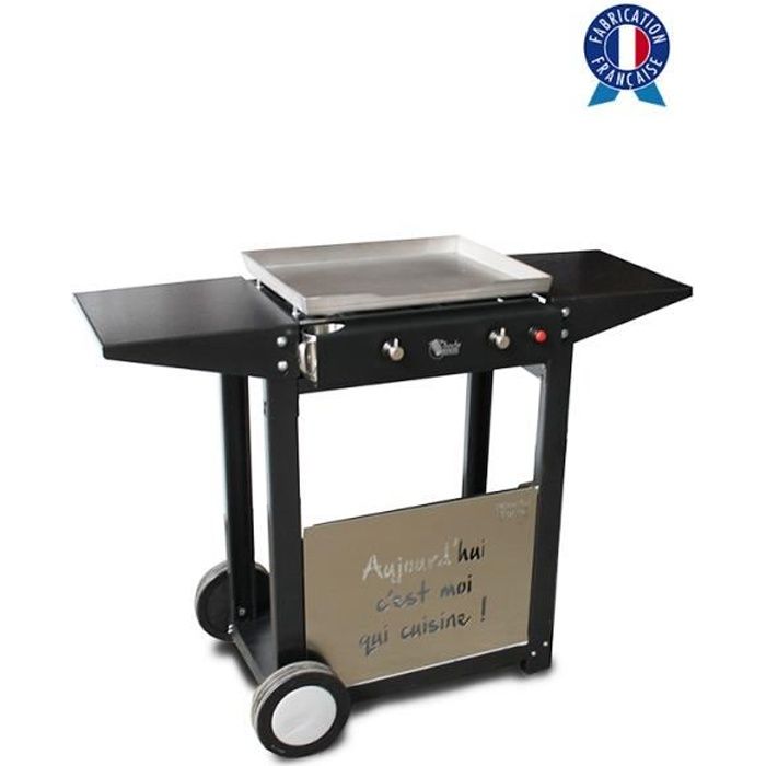Pack plancha gaz Lagos sur chariot, 2 feux - PLANCHA