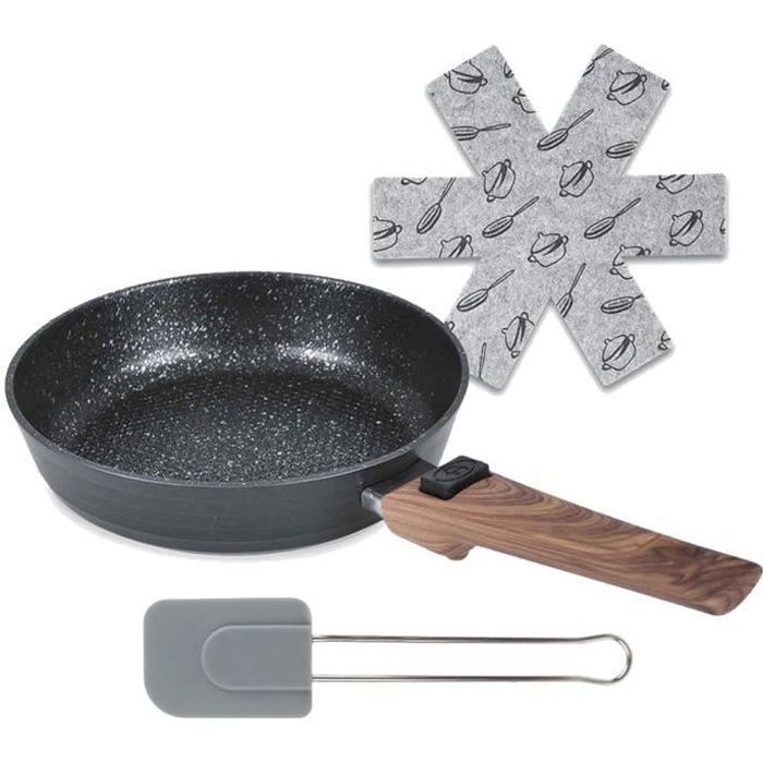 Poêle Tefal Emotion 20 Cm - Antiadhésive, Thermo-Signal, Induction, Garantie 10 Ans