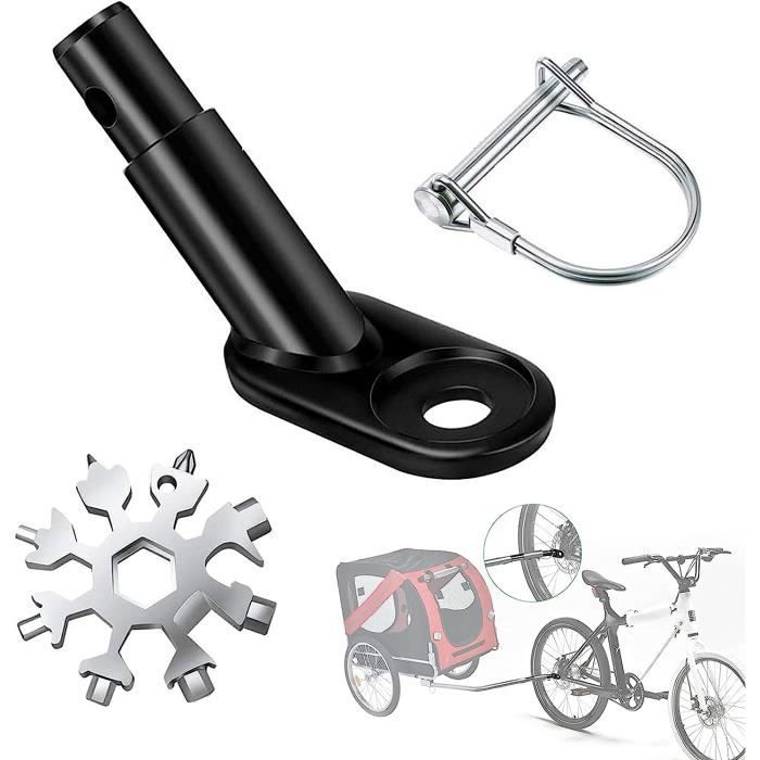 Attache Remorque Vélo Attelage De Remorque De Vélo Universel - Adaptateur Pour Remorque Pour Chien Et Enfant Avec Goupille De Verrouillage - Sport Remorque Pour Vélo