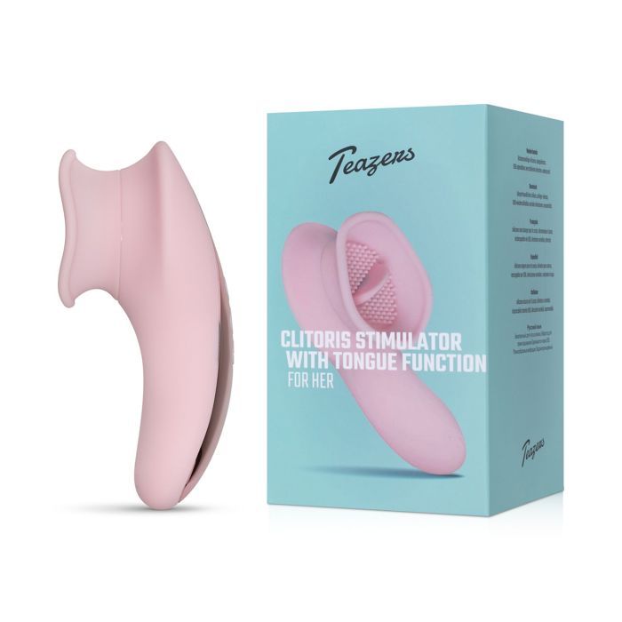 Teazers - Vibromasseur clitoridien avec langue - Rose - Cdiscount Boutique  Erotique