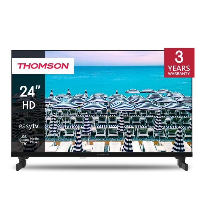 THOMSON 24 (60 cm) LED HD Téléviseur - Easy TV - 24HD2S13 - 2023