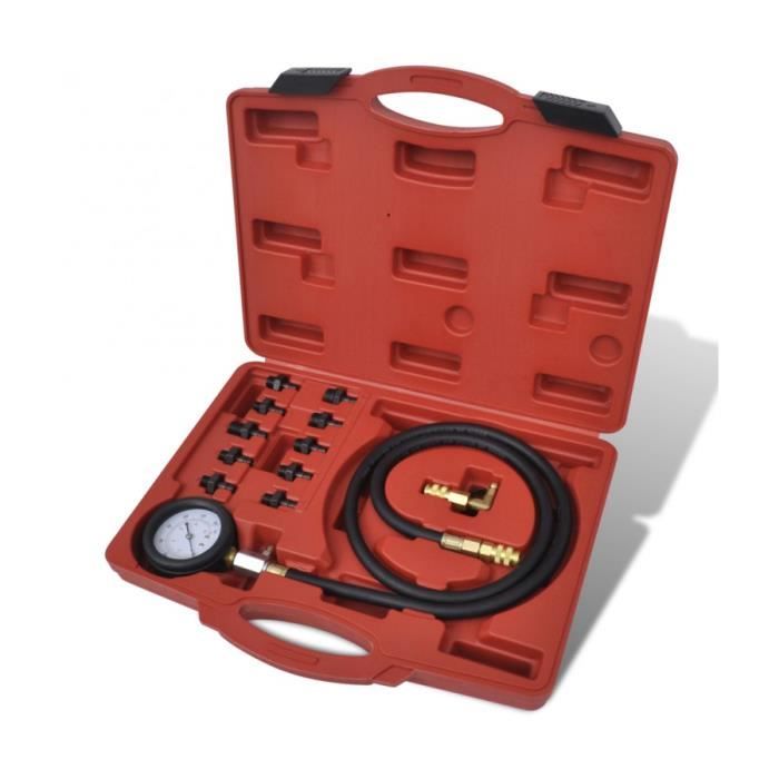 Superbe Kit outil testeur moteur et pression d'huile