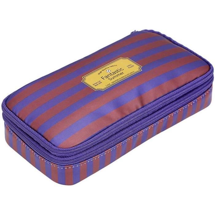 Trousse Scolaire Clairefontaine Astérix - 11x22 Cm Polyuréthane Imperméable - Rangement Crayons, Stylos, Maquillage