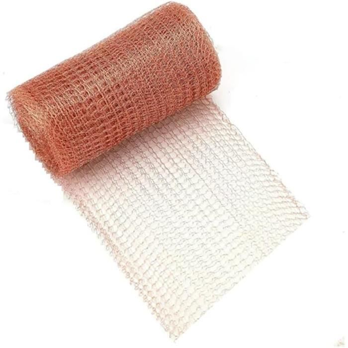 Maille De Cuivre 12,7 Cm X 6 M – Grillage Anti-Rongeurs, Anti-Limaces, Protection Jardin Maison Contre Insectes & Souris