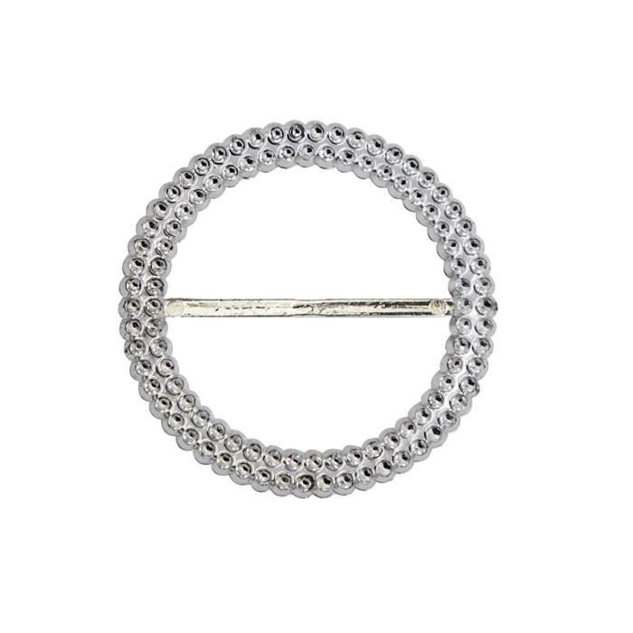Lot De 2 Ceintures Extensibles Vintage Années 80 – Boucles Rondes à Strass – Noir Et Rouge – Charmant Belt Inc.