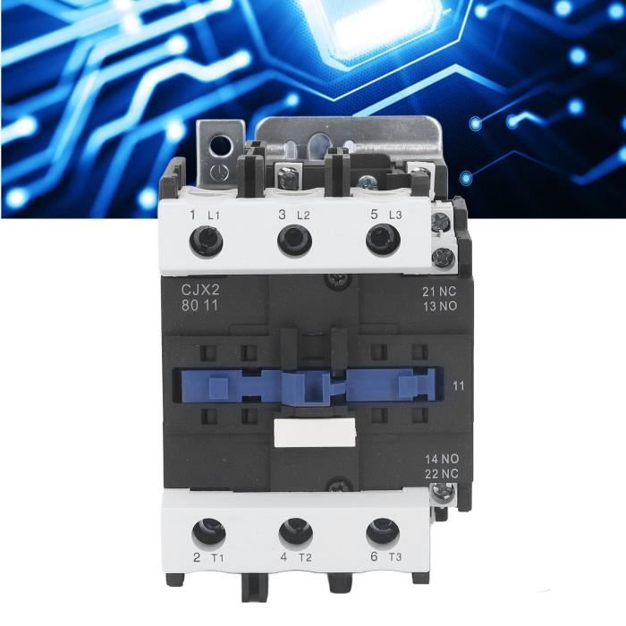 Cikonielf Contacteur électrique Contacteur de bobine AC 220V 32A