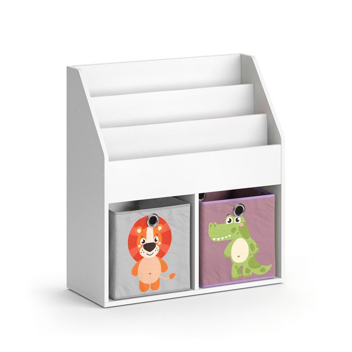 Bibliothèque Enfant Luigi Blanc Vicco – 6 étagères – À Monter – Neuf