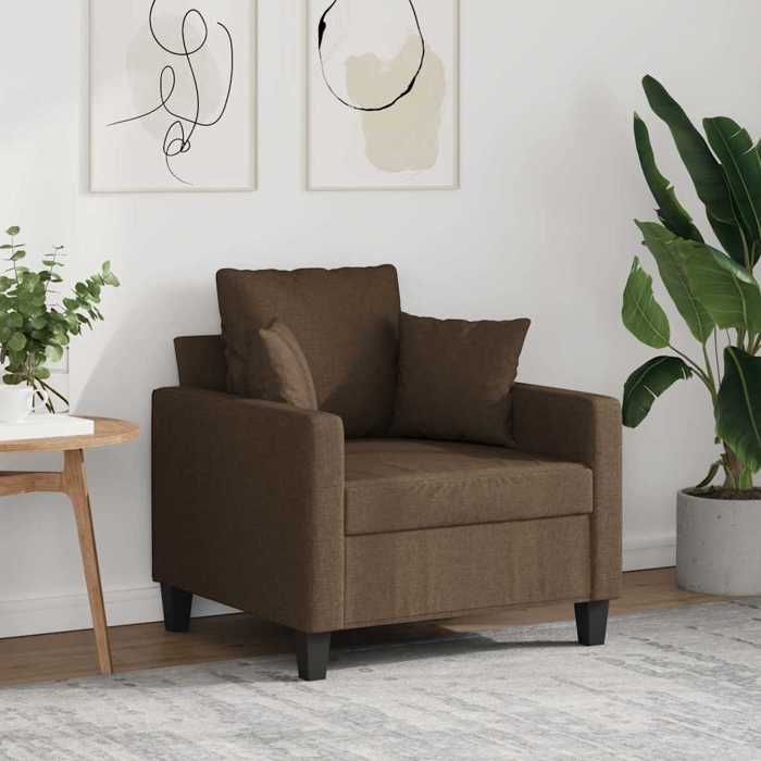 vidaXL Fauteuil Chaise de Relaxation avec Coussin Siège avec Accoudoirs et Dossier Rembourrés Fauteuil TV de Salon 359254
