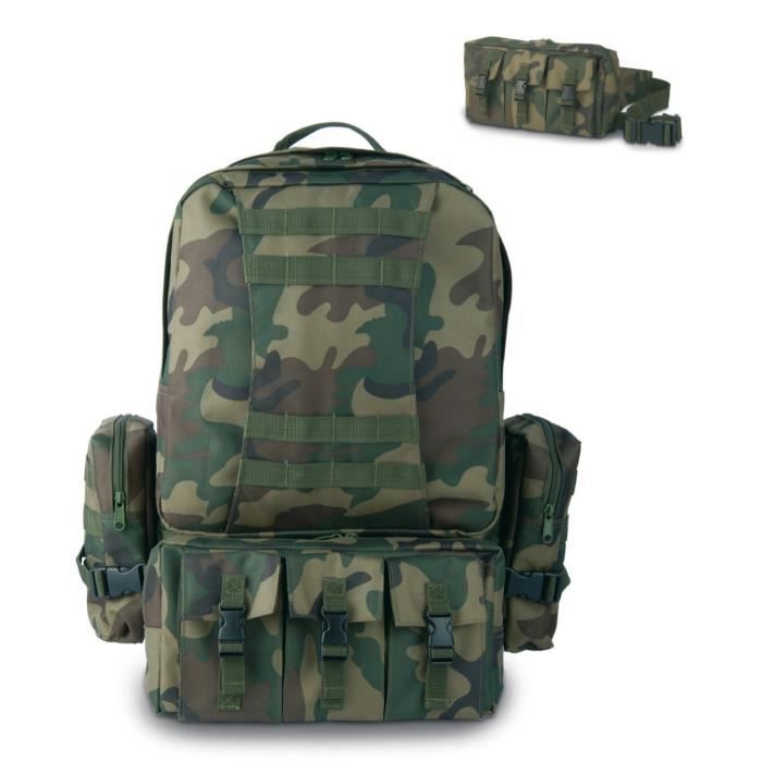 Virginia Sac A Dos Tactique Platoon Vert Militaire Cdiscount Sport