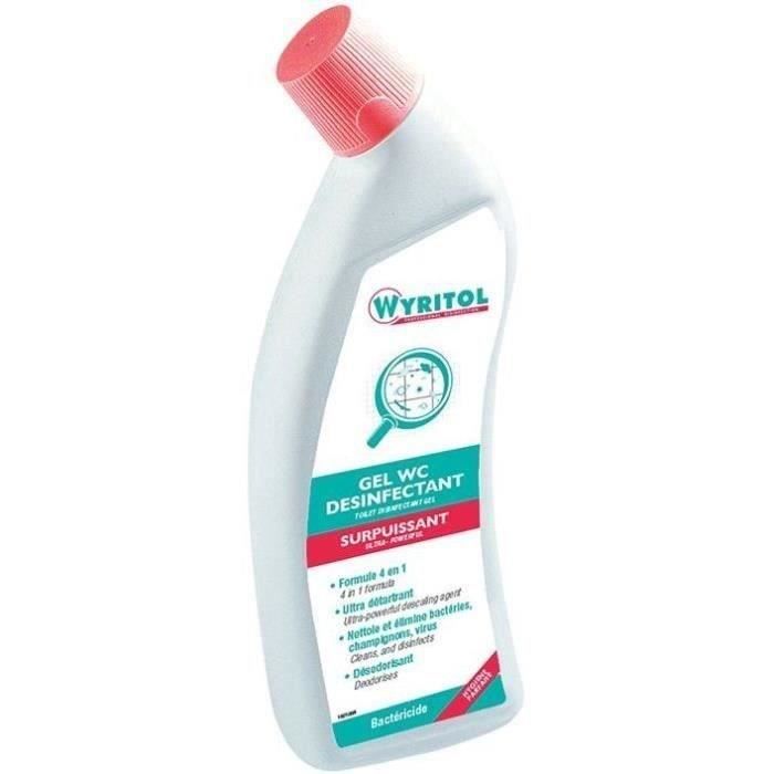 WYRITOL Gel WC désinfectant surpuissant 4 en 1 - 750 ml