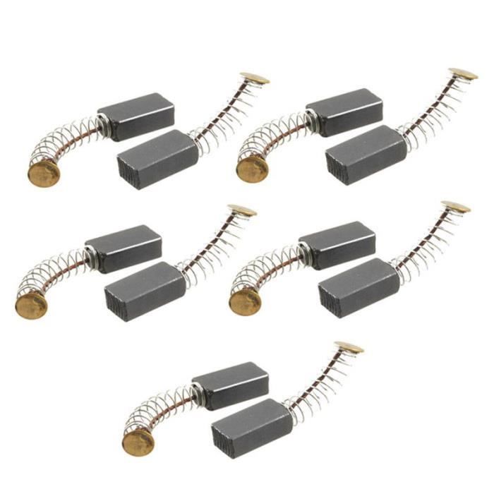 Balais De Charbon Sourcing Map - 5 Paires 6x7x13 Mm Pour Perceuse Et Outils électriques | Modèle 999-021
