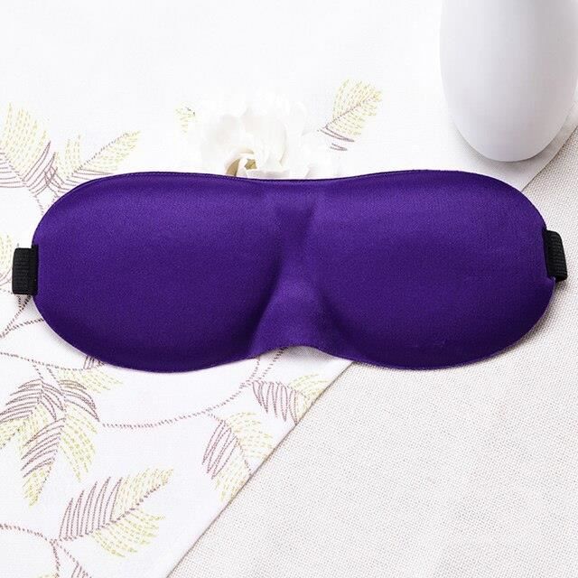 MASQUE DE VOYAGE,3--Masque de sommeil 3D doux, 1 pièce, protection