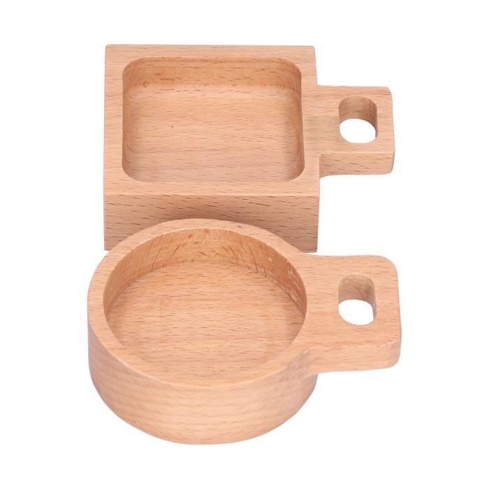 Bac À Sauce Plat À Collation En Hêtre Avec Poignée Récipient Pour ...