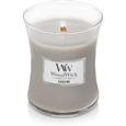 WoodWick bougie parfumée moyenne en jarre avec mèche qui crépite, Au coin du feu, Temps de combustion jusqu'à 60 heures A105-1