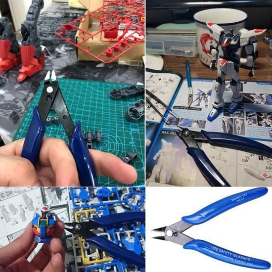 Keadic Juego de 37 piezas de pintura para herramientas Gunpla incluye Keadic Juego de 37 piezas de pintura para herramientas Gunpla incluye