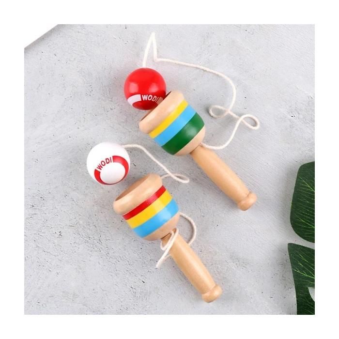 Kendama De Madera De Haya Auténtica – Modelo 'Mat Blue Light', Juguete Tradicional Japonés De Habilidad Y Concentración Kendama De Madera De Haya Auténtica – Modelo 'Mat Blue Light', Juguete Tradicional Japonés De Habilidad Y Concentración