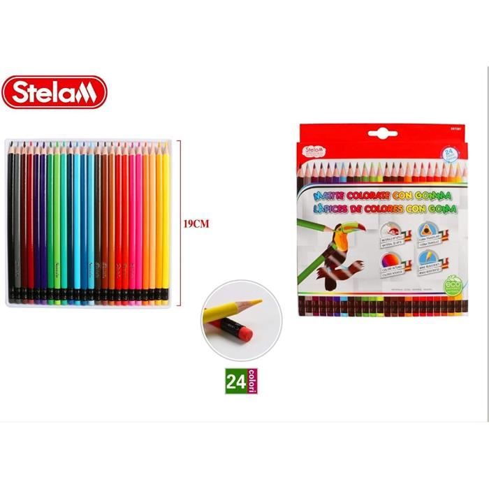 Crayons flexibles colorés pour enfants Crayon souple flexible avec gomme,  paquet de 20